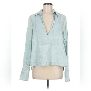 Free People Sky Blue Women's Blouse